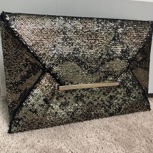BcBg sequin clutch